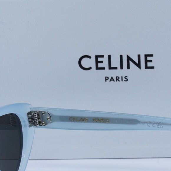 Final Price! Celine CL40220U 84A Opaline Light Blue Sunglasses - Picture 9 of 14